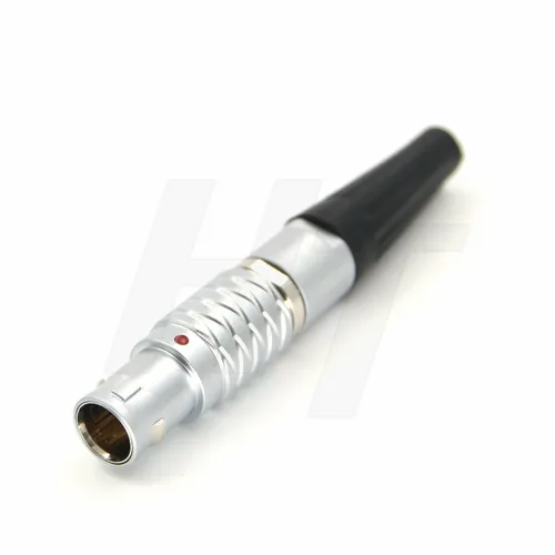 Vista 21 de HangTon FHG.0B - Conector de alimentación de ángulo recto de 2 pines, enchufe circular de cable macho para ARRI, monitor de cámara, batería EVF