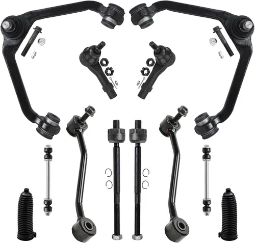 Vista 97 de Detroit Axle - Kit de extremo delantero para Hyundai Sonata XG350 XG300 Kia Optima, 2 brazos de control superiores con juntas de bola, 2 brazos