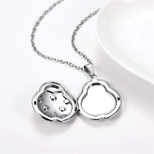 Vista 3 de U7 Women Girls Lucky Necklace Stainless Steel 18K Gold Plated Cute DachshundElephantPig Animal Pendant