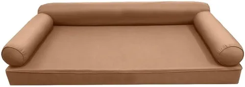 Vista 2 de Cover ONLY-Style 6 - Fundas de almohada para colchón de sofá cama para exteriores, tamaño matrimonial, AD104