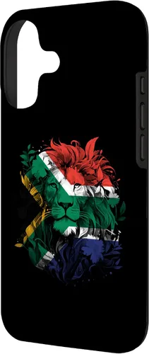 Vista 2 de South African Flag Vintage Lion South Africa Pride Leeu Case for iPhone 17