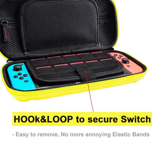 Vista 78 de daydayup Switch Carrying Case Compatible with Nintendo Switch 2, with 24 Games Cartridges Protective Hard Shell Travel Carrying Case Pouch for