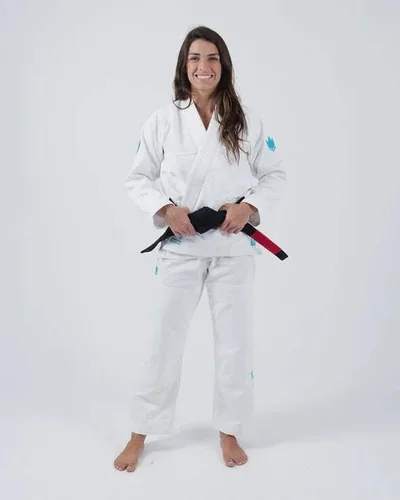 Vista 4 de KINGZ The One Brazilian Jiu Jitsu Gi - Kimono ligero BJJ para mujer - IBJJF Legal - 400gsm Pearl Weave Pro Competition