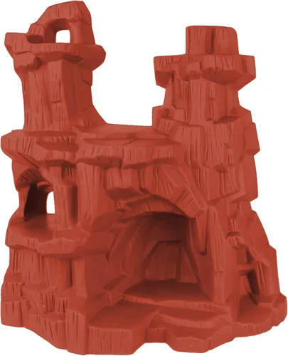 Vista 8 de TimMee Battle Mountain Scenery - Terreno marrón para exhibición y juego de figuras - Hecho en EE.UU