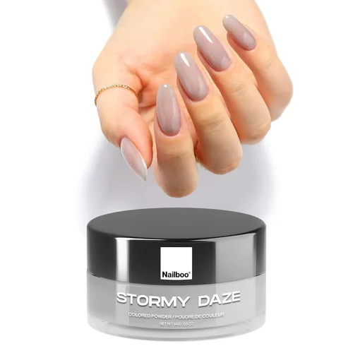 Vista 9 de Nailboo Polvo de inmersión para uñas – Polvo de inmersión de uñas transparente, hecho a medida con fórmula ultrafina altamente pigmentada,