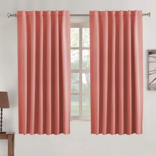 Vista 89 de Turquoize Cortinas Opacas con Aislamiento Térmico Paneles de Tratamiento de Ventanas con Bolsillo para Barra Paneles de Ventana para Ventanas