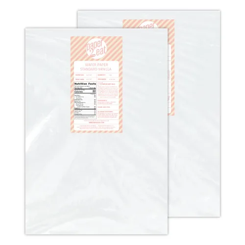 Vista 16 de Hojas de Papel Oblea Comestible Imprimible de paper2eat (0.40 mm - 25 hojas/Vainilla)