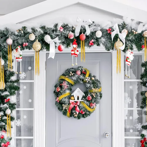 Vista 7 de MTLEE 3000 hebras de decoración para árbol de Navidad, guirnalda de oropel iridiscente, carámbanos de flecos de papel de aluminio para Navidad Dorado