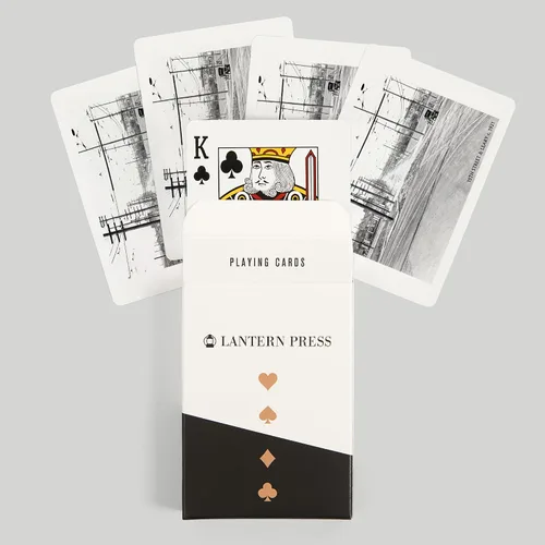 Vista 6 de Lantern Press Ballard, Seattle, WA, 15th and Leary, 52 Playing Cards for Adults, Poker Size Card Deck