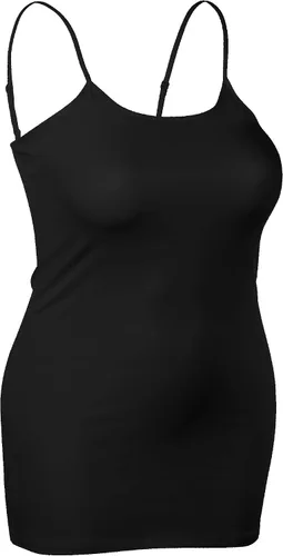 Vista 37 de Emmalise Camisola larga casual básica para mujer, con tirantes ajustables, top en capas