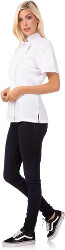 Vista 2 de Chef Works Abrigo de chef Springfield para mujer