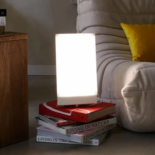 Vista 5 de Fototerapia Travelite de Northern Light Technology, luz brillante portátil de 10,000 lux para fototerapia, color beige