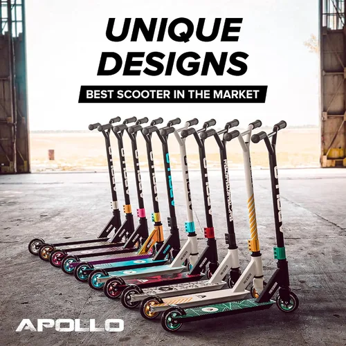 Vista 7 de APOLLO Pro Scooter Genius 4.0 - Patinetes profesionales para adolescentes, adultos y niños - Patinetes geniales para trucos, scooter de acrobacias