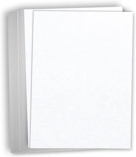 Vista 11 de Hamilco Burgandy Linen - Papel grueso de cartulina texturizada, 11 x 17 pulgadas, peso pesado, 80 libras, cartulina - Paquete de 25