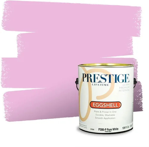 Vista 163 de Prestige Paints Pintura exterior e imprimación en uno, 1 galón, plano, coincidencia comparable de Valspar* Amber Rose*