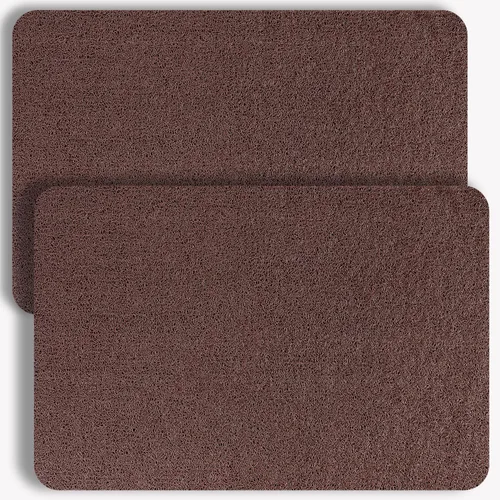 Vista 34 de Hargiis - Tapete antideslizante de secado rápido para tina y ducha, tapete exfoliante para pies, para baño, cocina u hotel, beige, 24 x 16 pulgadas