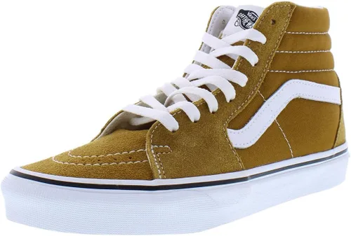 Vista 8 de Vans Sk8-Hi - Zapatillas de skate unisex de alta calidad, cómodas y duraderas en suela de goma gofrera Negro (negro/blanco)