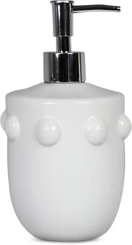 Vista 9 de Dispensador de jabón cerámico Young's Inc, dispensador de champú y acondicionador Happy Camper de cuadros Buffalo, esencial moderno de baño