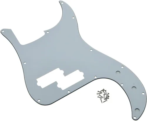 Vista 6 de KAISH Golpeador de 13 agujeros estilo P Bass, placa de rasguño PB para bajo Precision P Bass de USA/México con perla de abulón