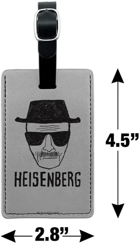 Vista 5 de Breaking Bad Classic Heisenberg - Tarjeta de identificación de equipaje de mano