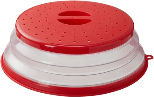 Vista 9 de Funda plegable para microondas de EE. UU., con diseño de gancho, funda para microondas multiusos, cubierta plegable para platos de alimentos, sin