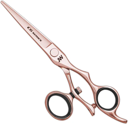 Vista 2 de JW C6-RG - Cizalla profesional giratoria de oro rosa (5.75 pulgadas)
