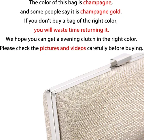 Vista 5 de Bolso de noche de plata con sobre vintage para mujer, para cóctel, boda, fiesta, plateado