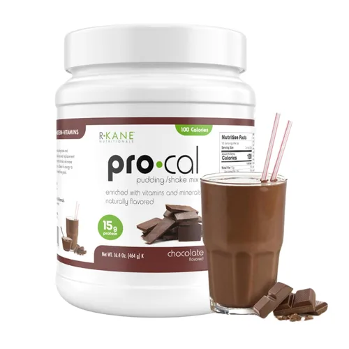Vista 7 de Pro-Cal - Polvo de reemplazo de comida de chocolate, mezcla de pudín y batido alto en proteínas, bajo en calorías, bajo en carbohidratos, sin