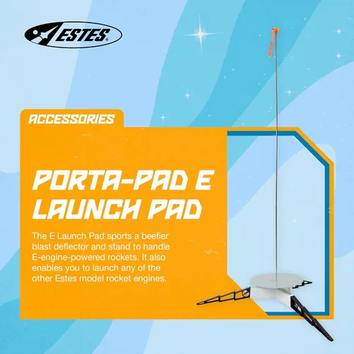 Vista 2 de Estes 2238 Porta Pad E - Almohadilla de lanzamiento, modelo de cohete volador, kit de accesorios para mayores de 10 años