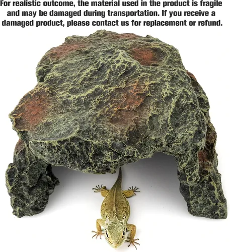 Vista 7 de Accesorios para tanques de tortuga de resina: crea un escondite y hábitat ideales para reptiles