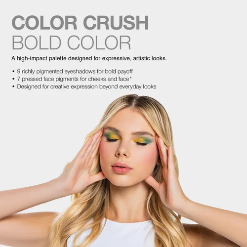 Vista 5 de Palladio Ultimate Pro Paleta de maquillaje de sombra de ojos, 16 colores de polvo de alta pigmentación, mate, brillo, acabados satinados