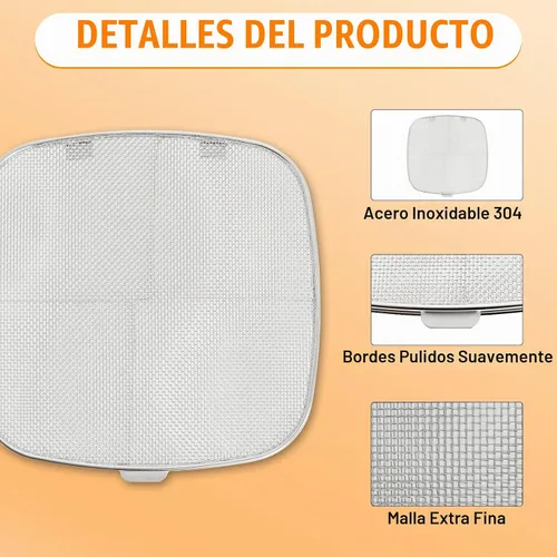 Vista 5 de Escudo de salpicaduras de acero inoxidable para Ninja Foodi AG301