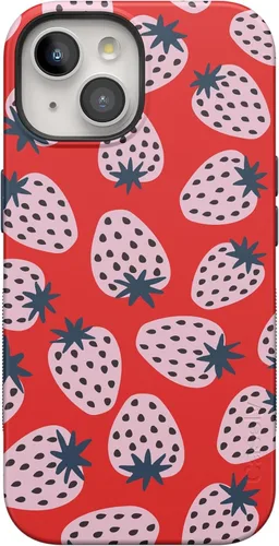 Vista 88 de Casely Funda para iPhone 15 Plus Todas las cosas divertidas Diversión en días laborables Diseño protector audaz Compatible con MagSafe