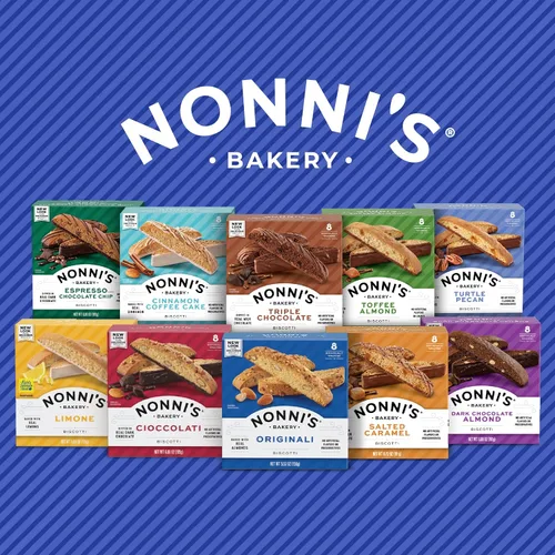 Vista 8 de Nonni's, Biscotti de almendra y toffee, 6.88 onzas
