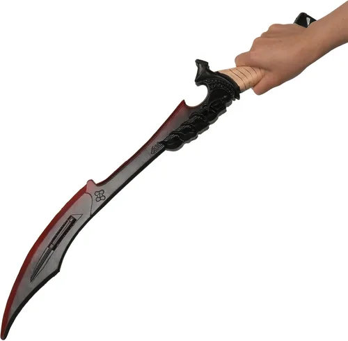Vista 2 de HOTTERCOS Espada pirata de espuma falsa de fantasía de 25 "para Halloween