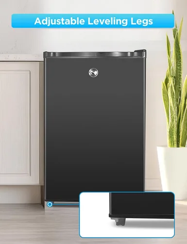 Vista 6 de Commercial Cool Congelador vertical de 3.0 pies cúbicos, CCUL30B, negro