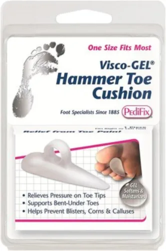 Vista 9 de PediFix Visco Gel Hammer Toe Cushion Large Right