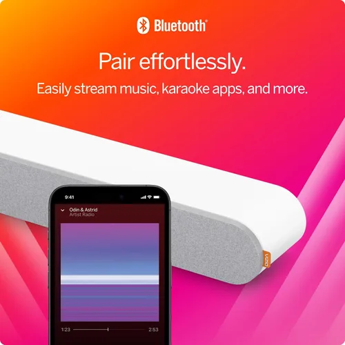 Vista 14 de VIZIO MicMe 2.1 Barra de sonido de karaoke, 2 micrófonos inalámbricos, subwoofer inalámbrico con Dolby Atmos, DTS:X, altavoz Bluetooth, compatible
