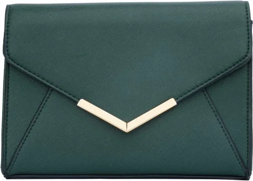Vista 4 de KKXIU Elegante bolso de mano de piel sintética para mujer, bolso de mano plegable para fiesta, boda, baile de graduación