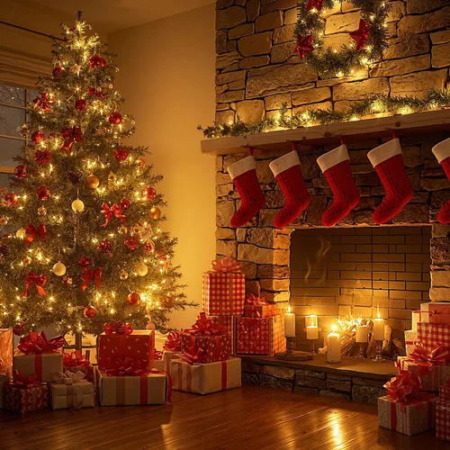 Vista 6 de [Paquete de 2] Luces de Navidad para Exteriores, 210 Pies 600 LED Luces de Cadena Conectables Impermeables, Luces Centelleantes con 8 Modos, Luces