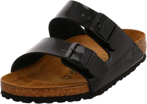 Vista 89 de Birkenstock Sandalias unisex Arizona con plantilla suave para adultos Lima activa