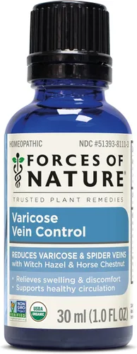 Vista 9 de Forces of Nature Tratamiento para las venas varicosas, medicina homeopática orgánica, 0.37 onzas líquidas, ayuda a reducir la apariencia