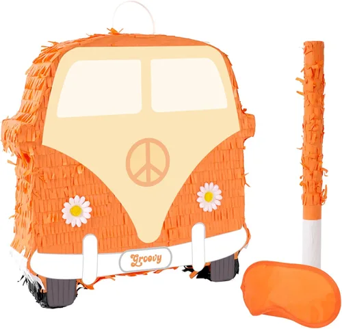 Vista 5 de JOARHONAL - Piñata para pastel de cumpleaños, con vendaje y murciélago, decoración de juegos de fiesta de cumpleaños