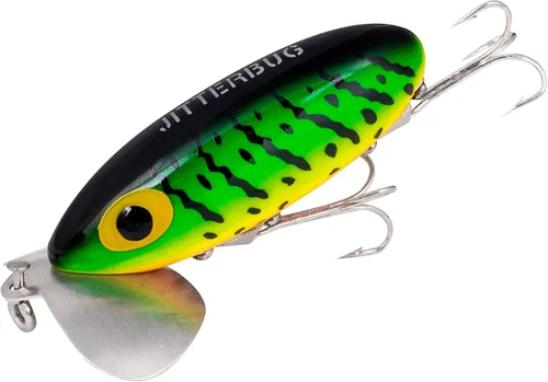 Vista 19 de Arbogast Jitterbug Topwater Bass - Señuelo de pesca para pesca nocturna