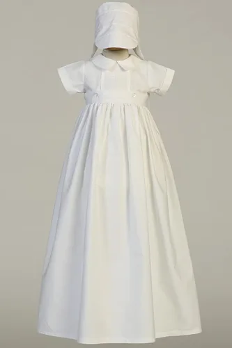 Vista 3 de Trajes de bautismo para niños, traje de bautizo, ropa de bautismo de algodón, ropa de bautismo para niño Bebe