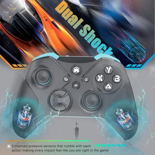 Vista 5 de Need to Upgrade Wireless Controller for Xbox, Game Controller Compatible with Xbox One, Xbox Series XS, Xbox One XS, iOS, Android, Steam Windows PC
