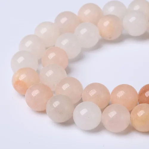 Vista 240 de 100 cuentas de piedra multicolor natural de 0.236 pulgadas (0.236 in), cuentas espaciadoras sueltas redondas para hacer pulseras, collares, aretes