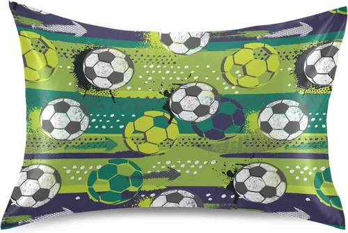 Vista 42 de Fundas de almohada de seda con estampado negro de camión monstruo para cabello y piel, suave, transpirable, suave, refrescante, funda de almohada