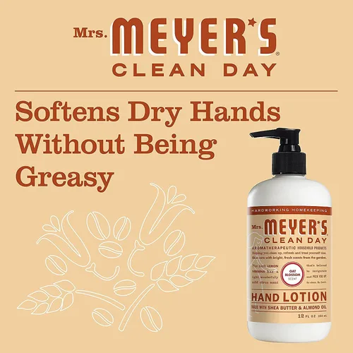Vista 4 de Mrs Meyer's Oat Blossom Loción para manos, 12 FZ
