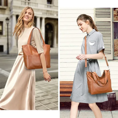 Vista 3 de CHERISH KISS Bolsos de cuero y bolsos de mano para mujer
